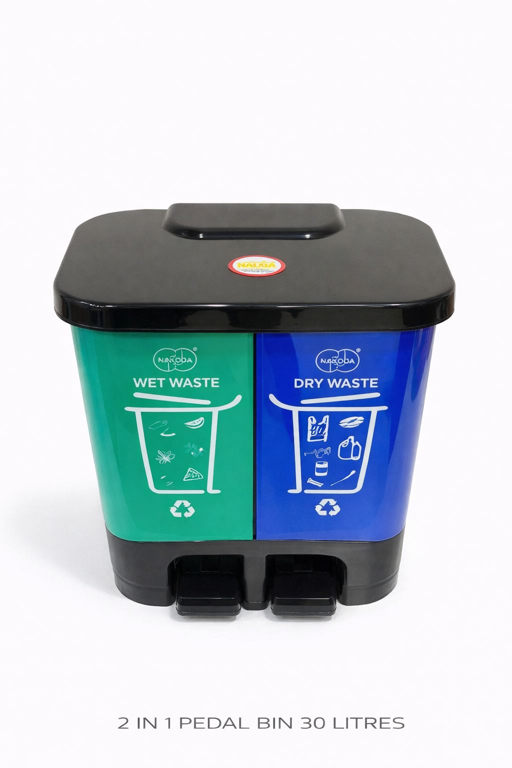 2 in 1 Bin with Pedal - 30L